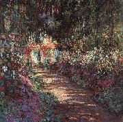 Claude Monet The Garden in Flower oil on canvas
